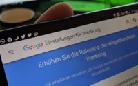 Google Einstellungen für Werbung Header