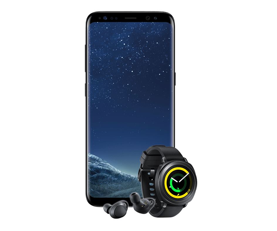 Tarif-Bundle: Samsung Galaxy S8 + Gear Sport + Gear IconX ...