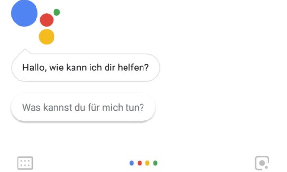 Google Assistant mit Lens Button