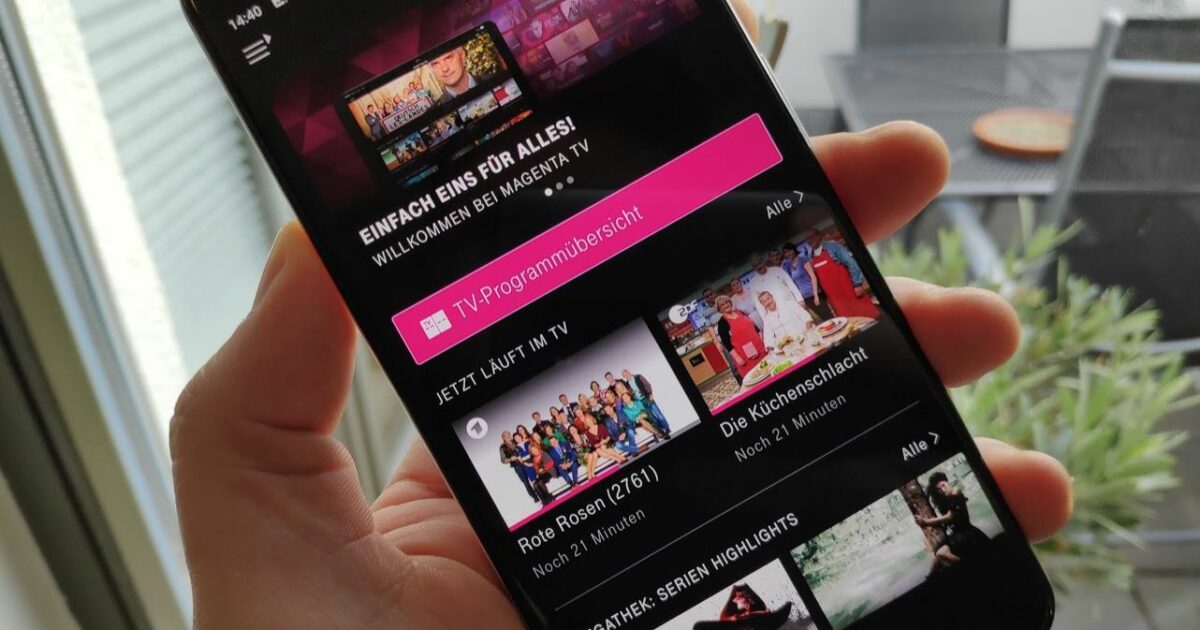 Magenta TV Android App Header