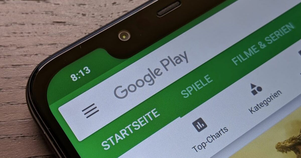 Google Play Store Header