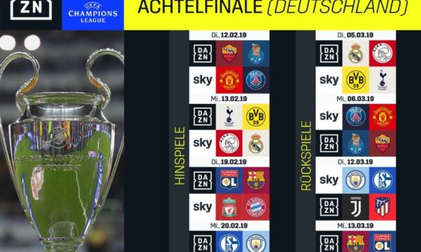 DAZN Sky Achtelfinale 2019 Champions League