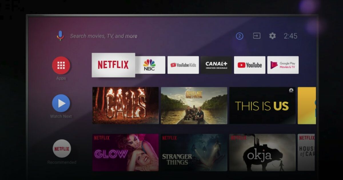 Android TV Header