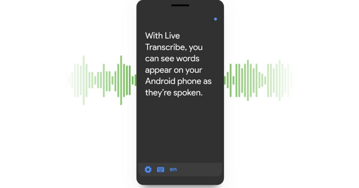 Live Transcribe Google Header