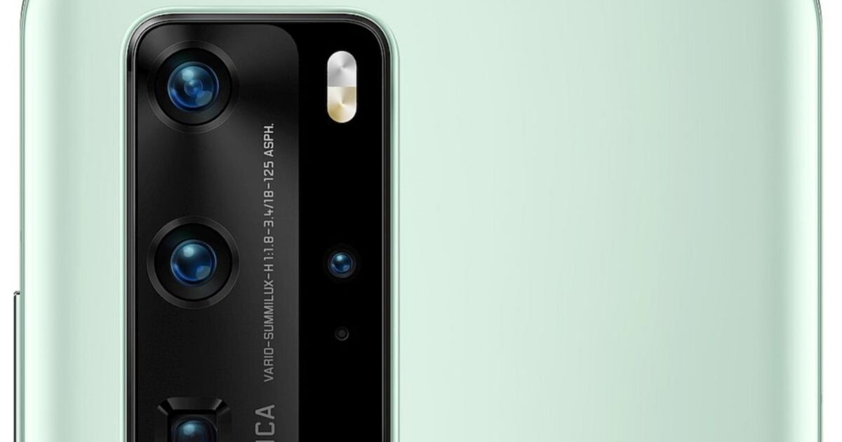 Huawei P40 Pro Kamera Mintgrün