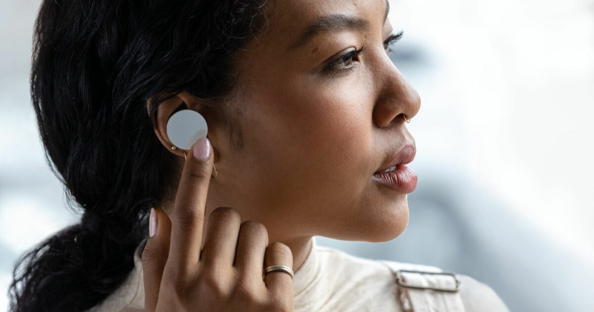 Microsoft Surface Earbud Woman Ear Header