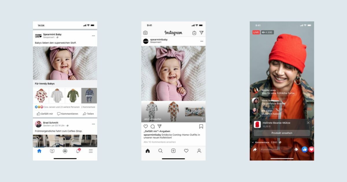 Facebook Shops Instagram Live Stream Header