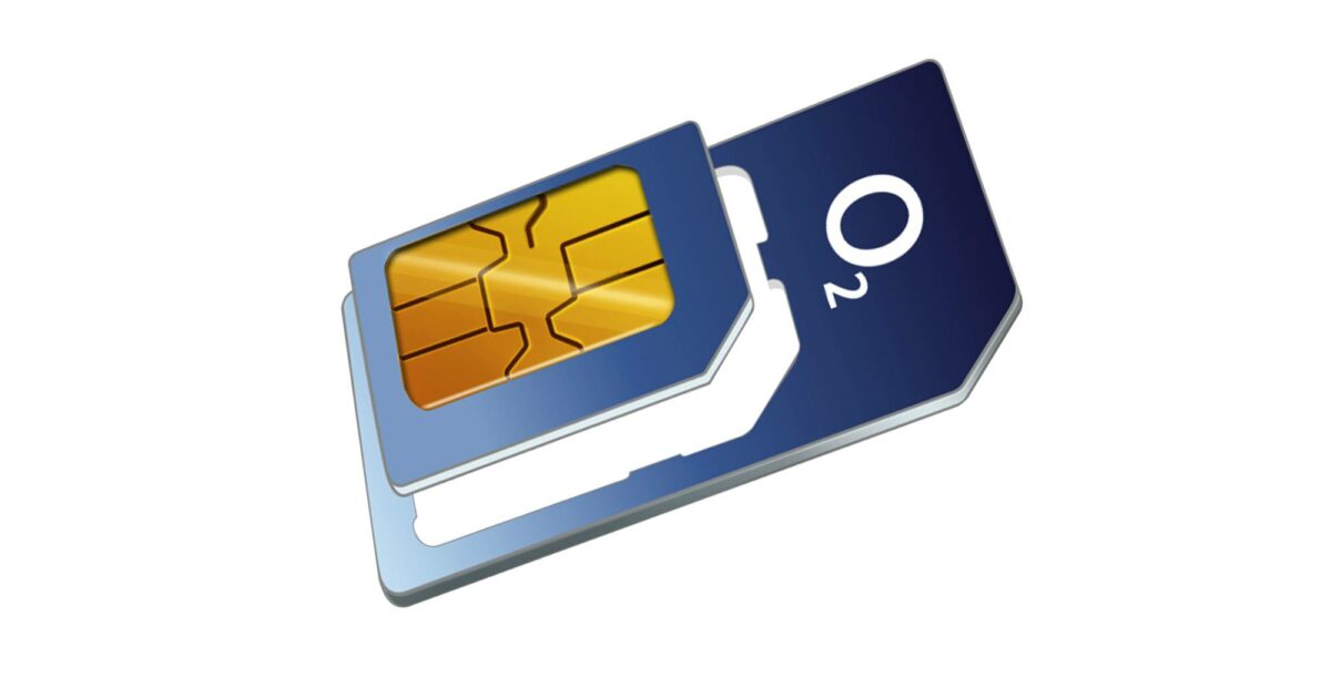 O2 Telefonica Sim Karte Logo Head