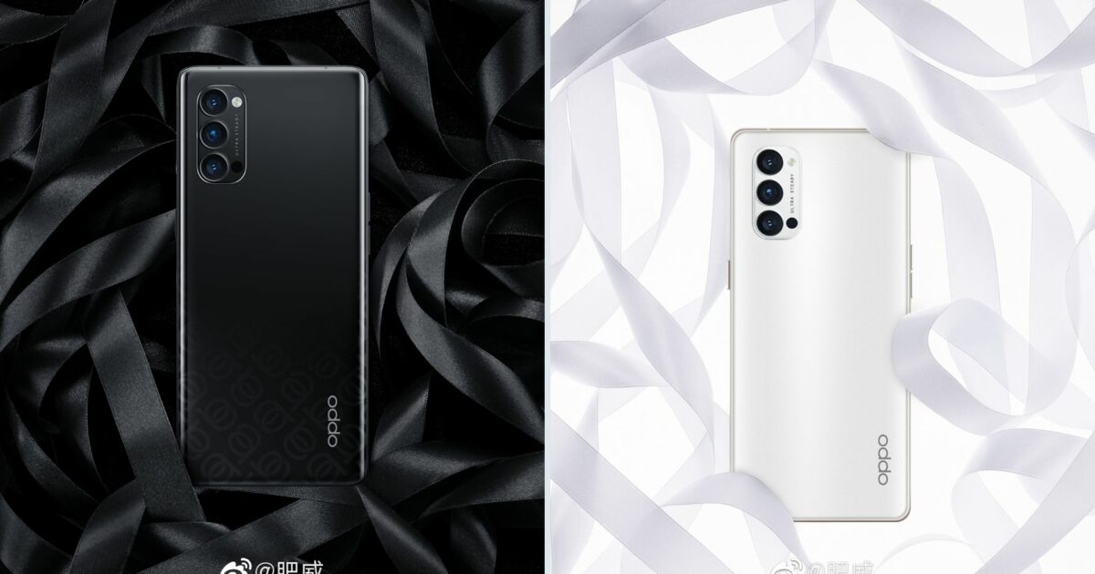 Oppo Reno 4 Black White Teaser