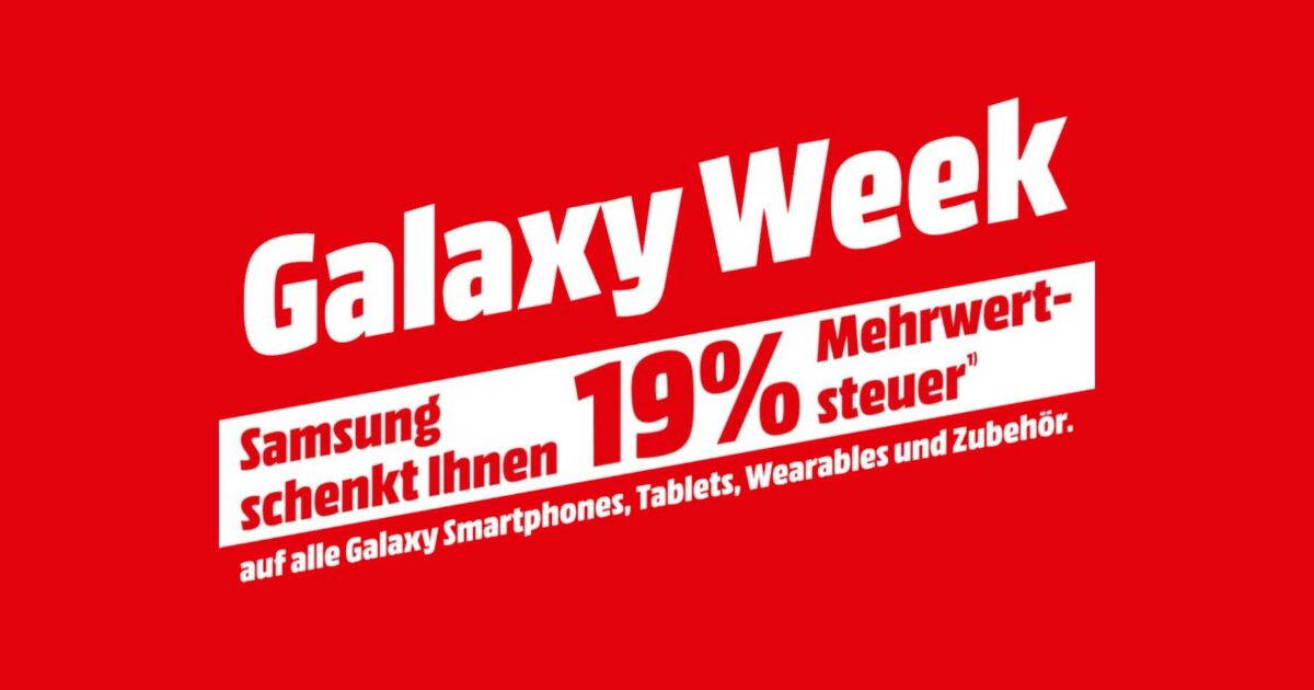 Samsung Galaxy Week 2020 Mediamarkt Saturn Aktion