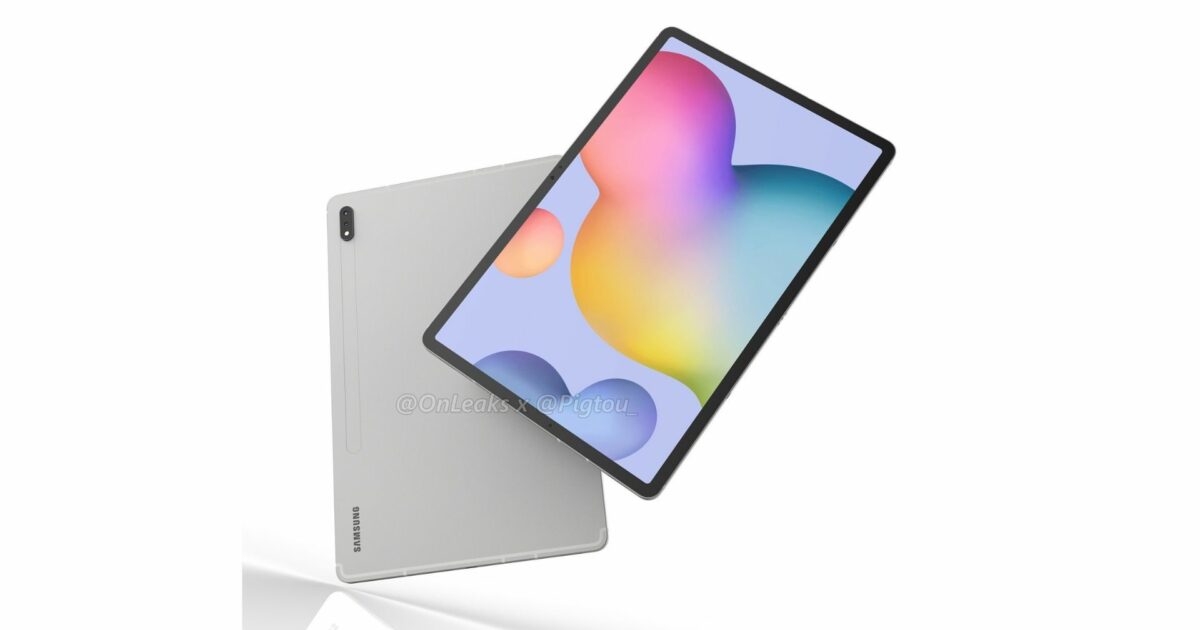 Samsung Galaxy Tab S7 Plus Render Leak Pigtou