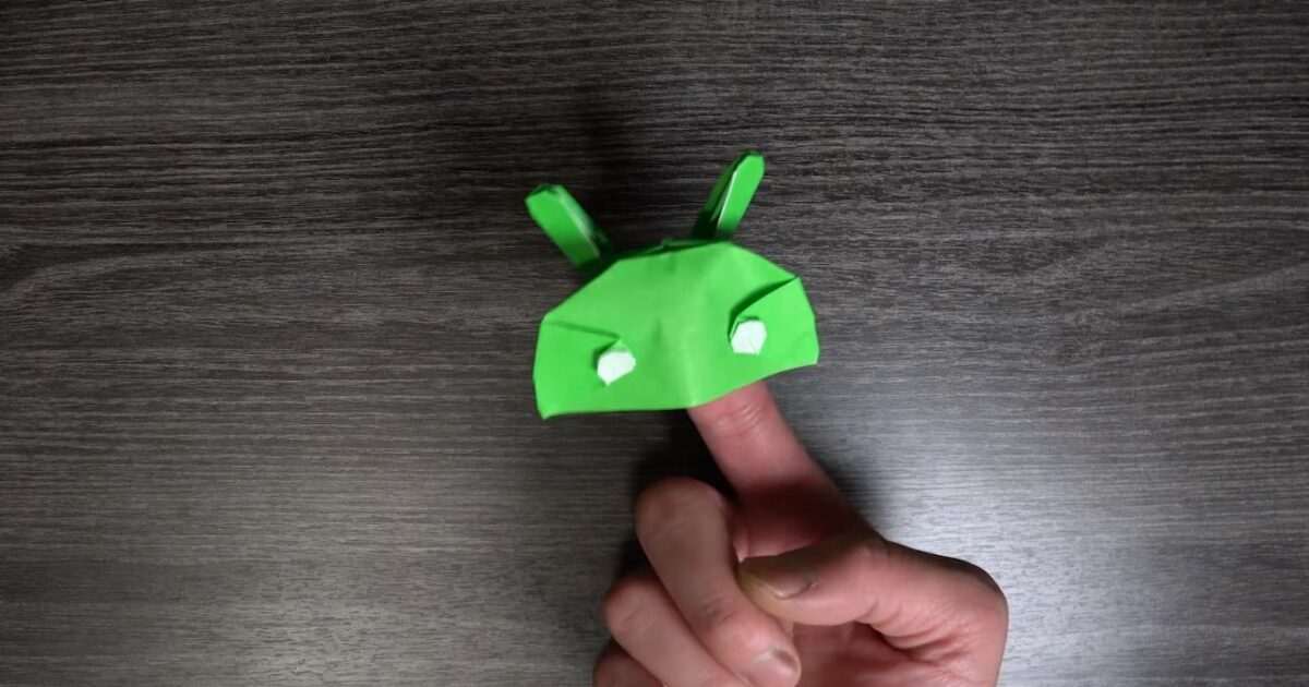 Android Head Origami