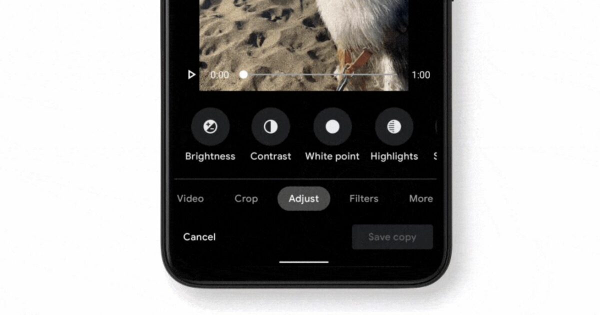 Google Fotos Videoeditor Update Feb 2021