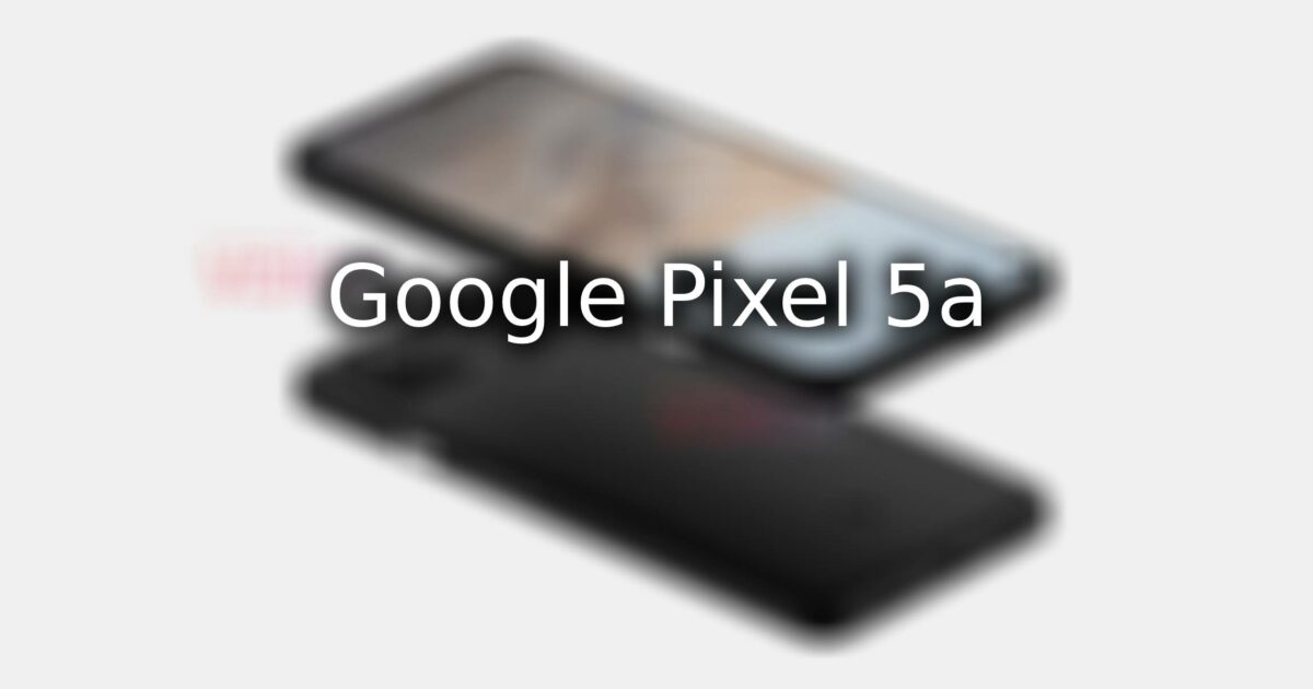 Google Pixel 5a Teaser Head