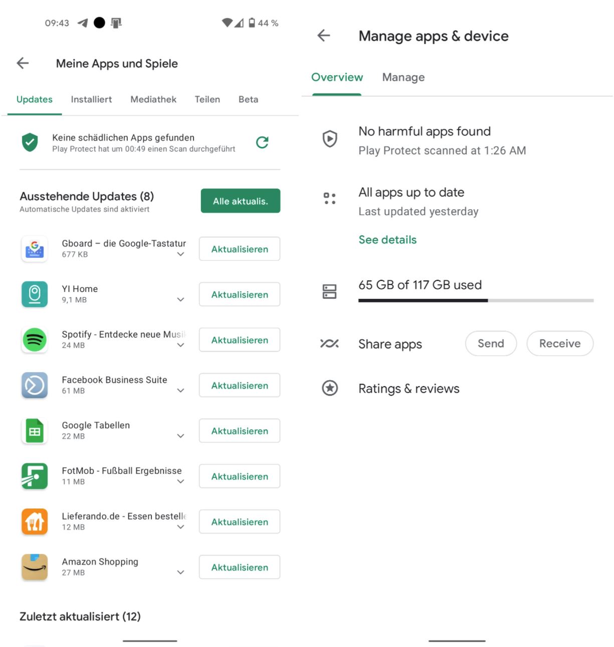 Google Play Store Erhält Völlig Neues "Meine Apps"