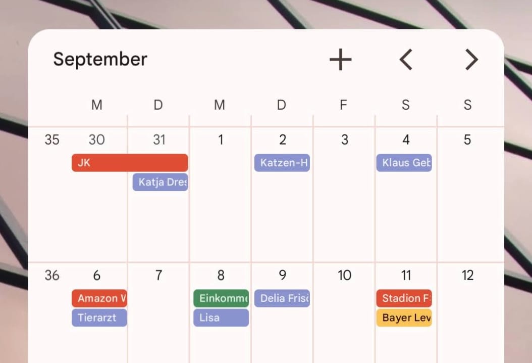 Google Kalender: Widgets ENDLICH Mit Taste Für Neue Termine