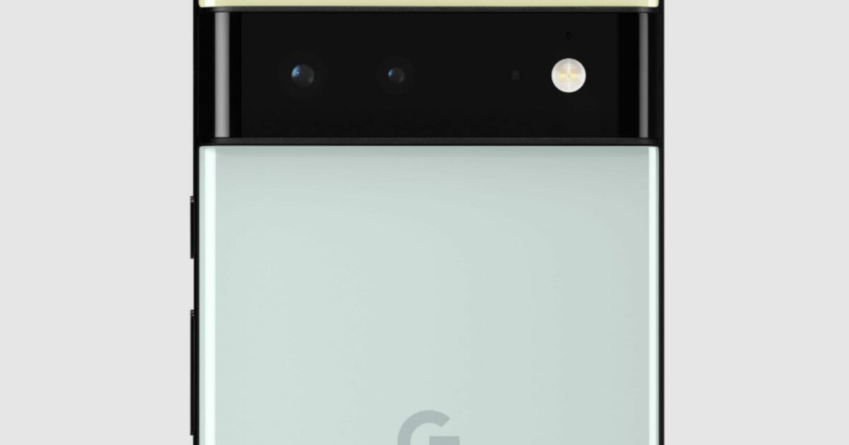 Google Pixel 6 Rueckseite Mint