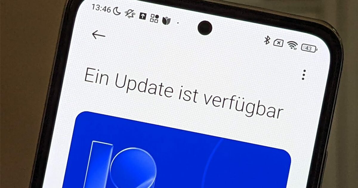 Ein Update Ist Verfuegbar Head