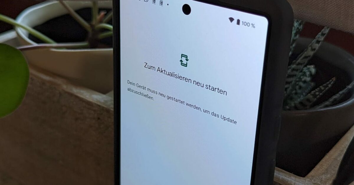 Google Play Systemupdate Neustart Head